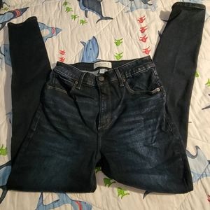 Abercrombie and Fitch super skinny high rise curve love jeans
